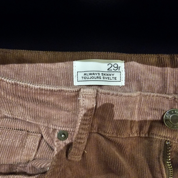 Gap skinny dusty rose corduroys - Picture 3 of 3